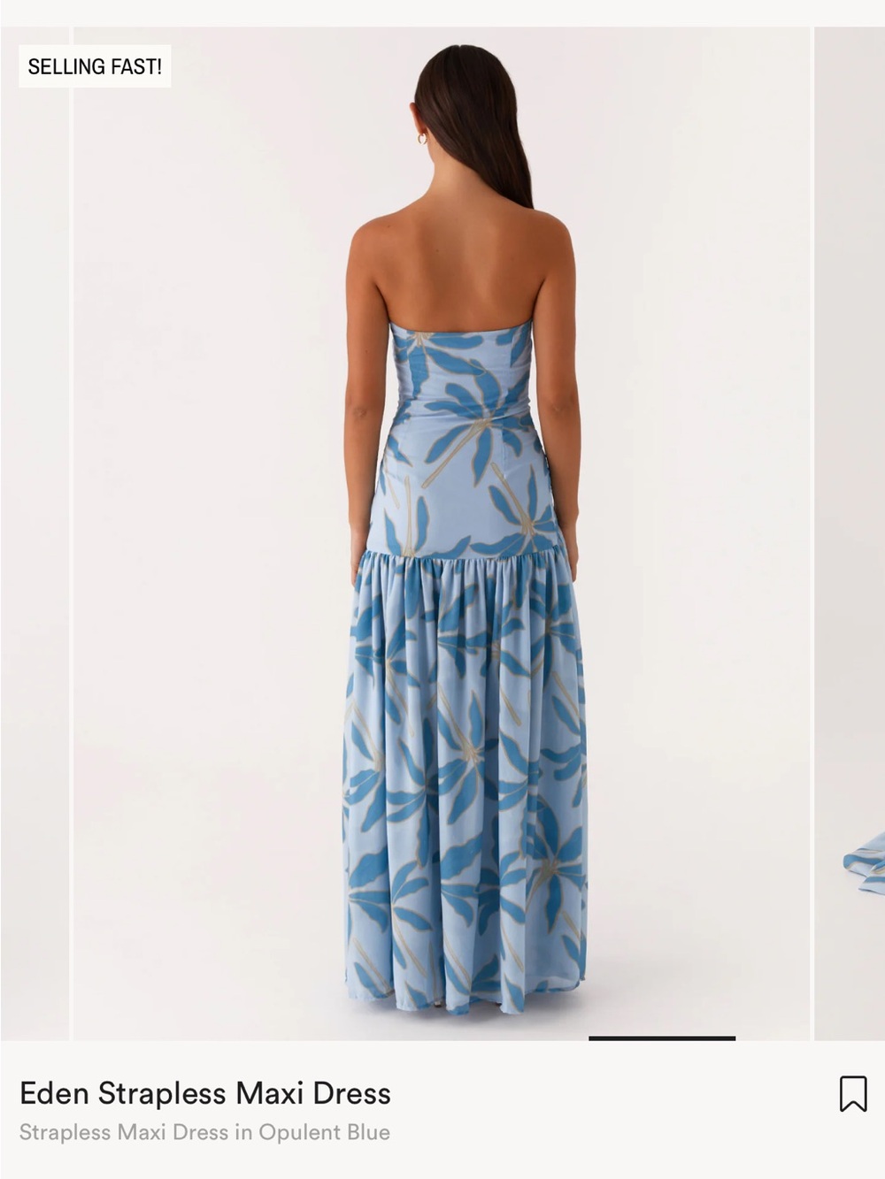 PEPPERMAYO Eden Strapless Maxi Dress - Picture 2 of 5